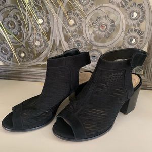 Vince Camino Lavette Suede Perforated Bootie